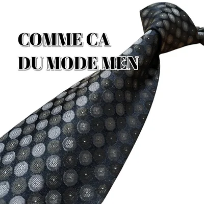 ★COMME CA DU MODE MEN★ ブラウン系 ドット柄 日本製