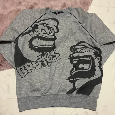 BRUTUS スウェット トレーナー グレー M