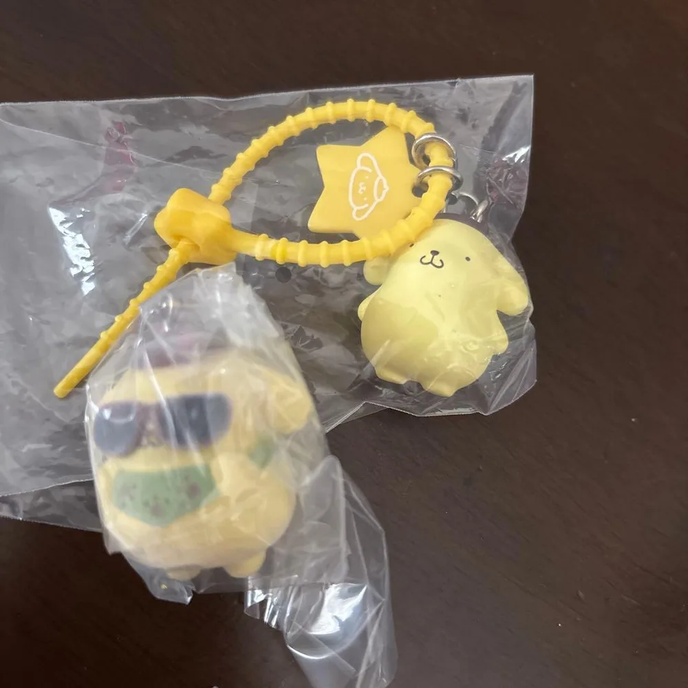 サンリオ ポムポムプリン カラフルマルチチャーム フロッキーマスコットチャーム