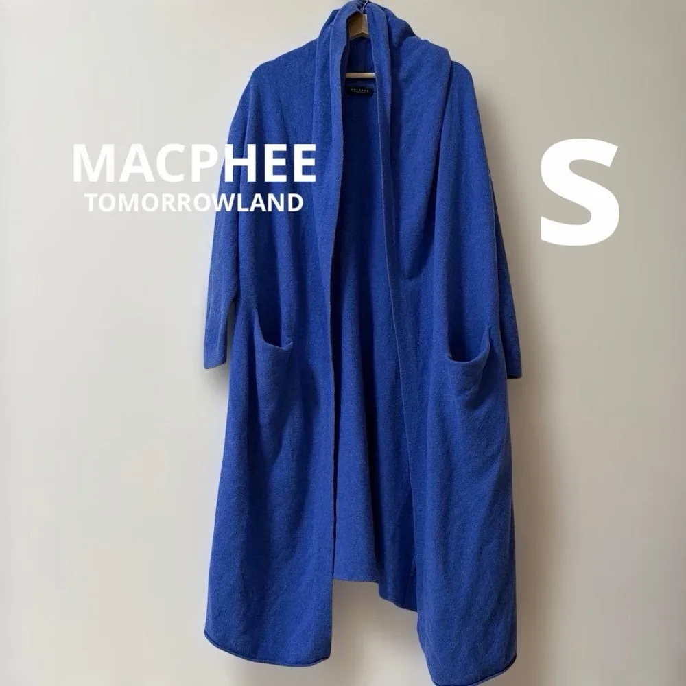 MACPHEE カシミヤ混 ガウン ロングカーディガン トゥモローランド S