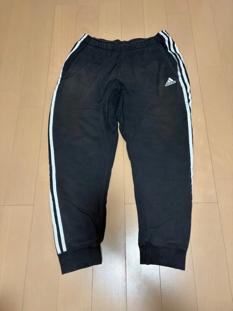 新品未使用 adidas ジャージパンツ トラックパンツ ブラック L