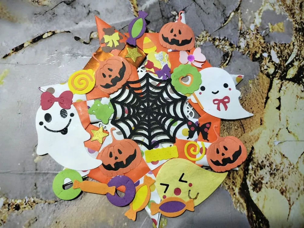 ハロウィンリース飾り