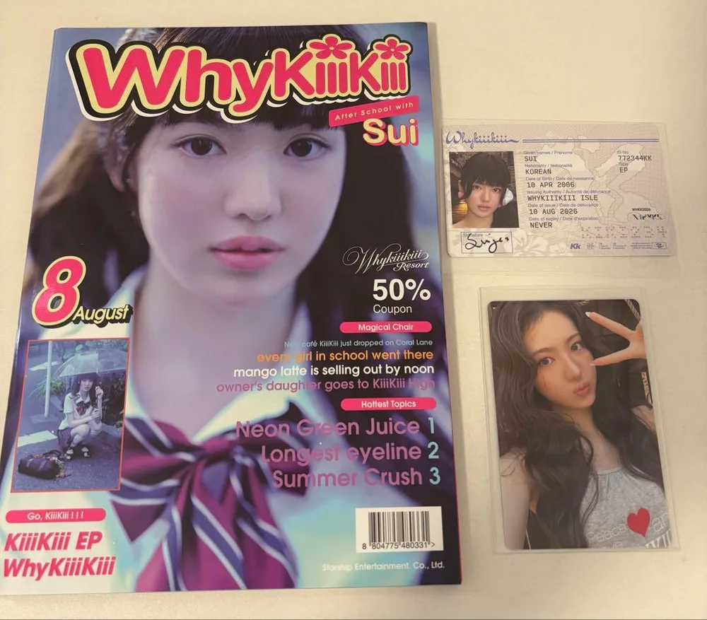 KiiiKiii whykiiikiii スイ アルバム トレカ 身分証 3点