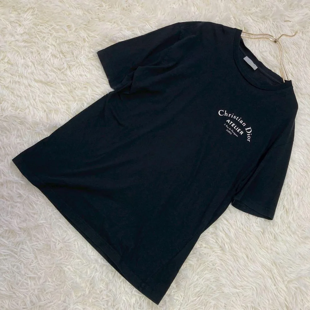 Christian Dior ロゴTシャツ ブラック XS キレイめ 着回し