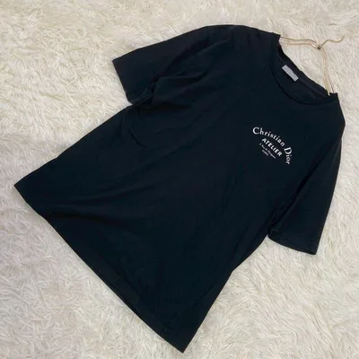 Christian Dior ロゴTシャツ ブラック XS キレイめ 着回し