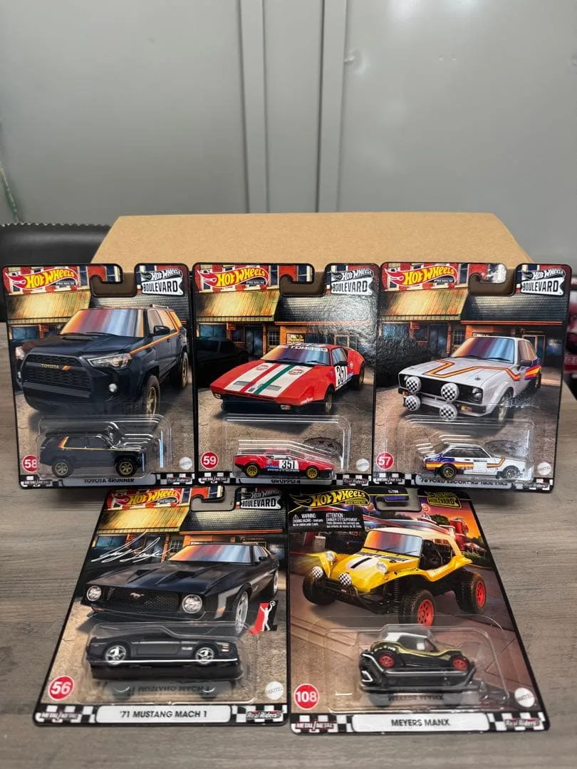 Hot Wheels BOULEVARD 5台セット 新品