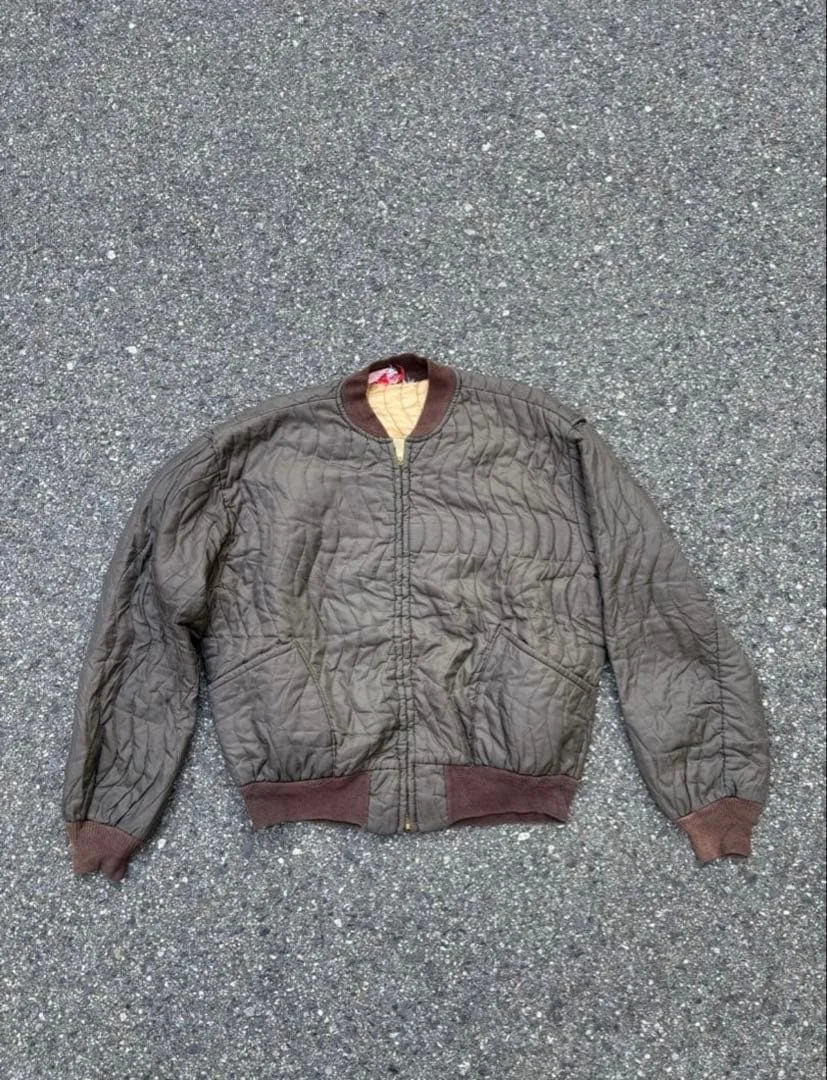 60s wave quited jacket