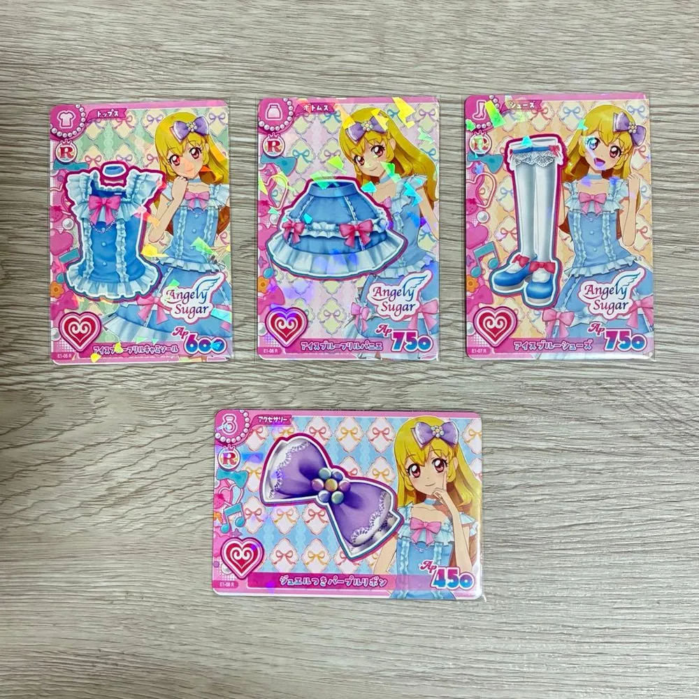 アイカツアンコール アイスブルーフリルコーデ4枚セット 星宮いちご