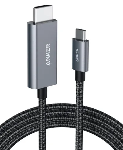 Anker 高耐久ナイロン USB-C & HDMI ケーブル 1.8m