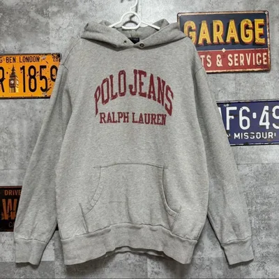 POLO JEANS ポロジーンズ ラルフローレン パーカー M グレ