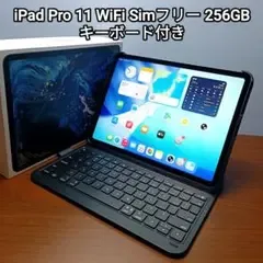 美品 iPad Pro 11インチ Simフリー 256GB、Keyboard