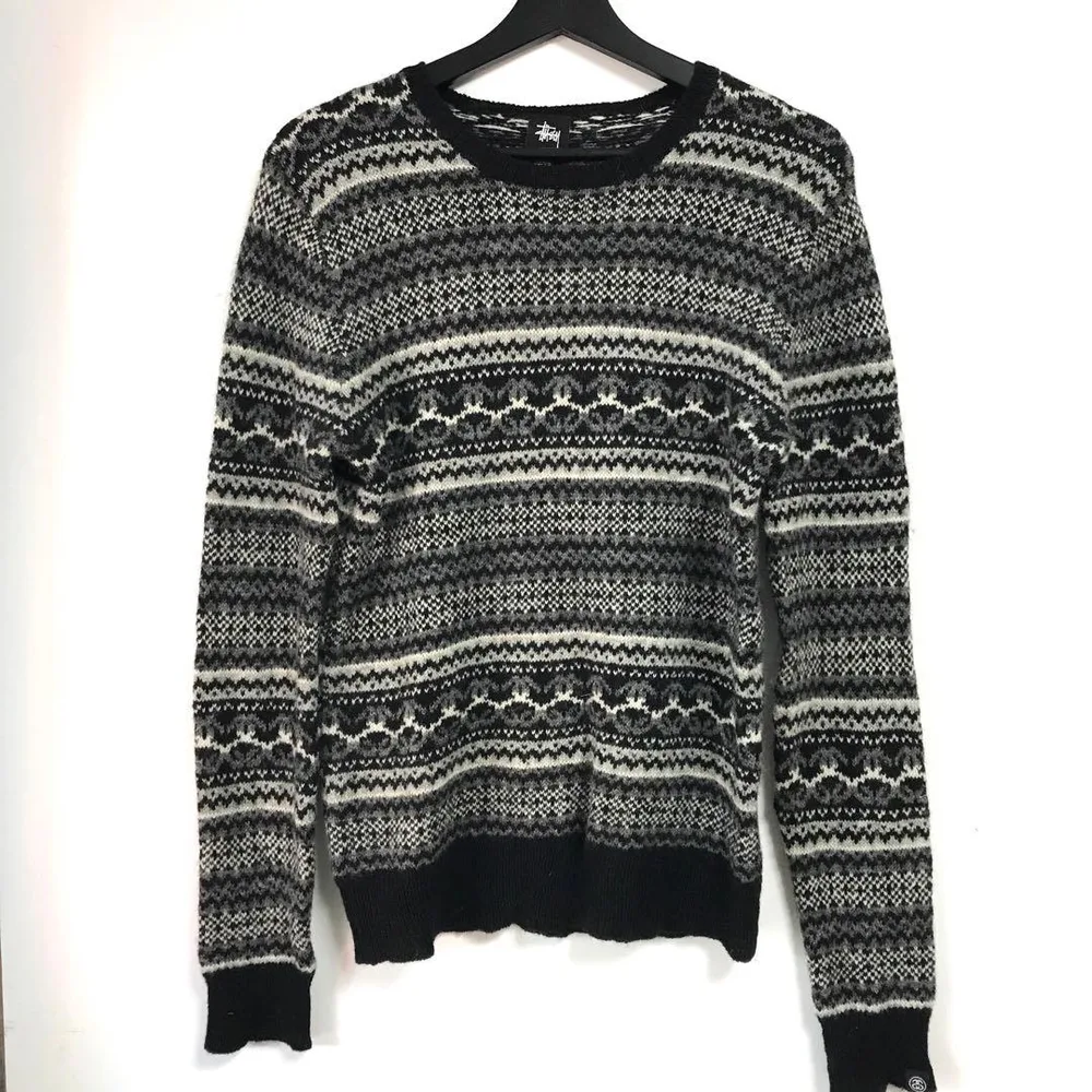 stussy cross S logo sweater cv