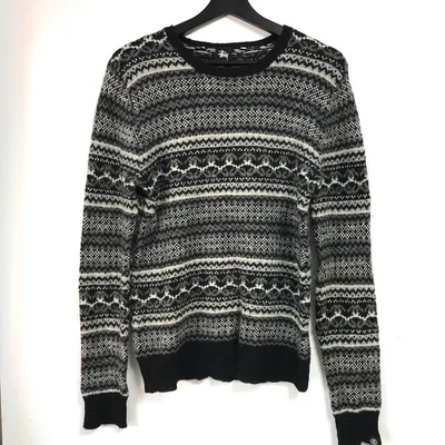 stussy cross S logo sweater cv
