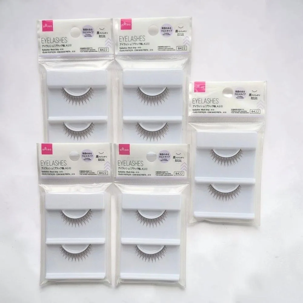 DAISO アイラッシュ ブラック軸 A10 5個セット ダイソー 品薄 人気