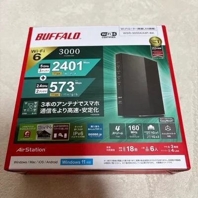 BUFFALO Wi-Fiルーター WSR-3000AX4P-BK