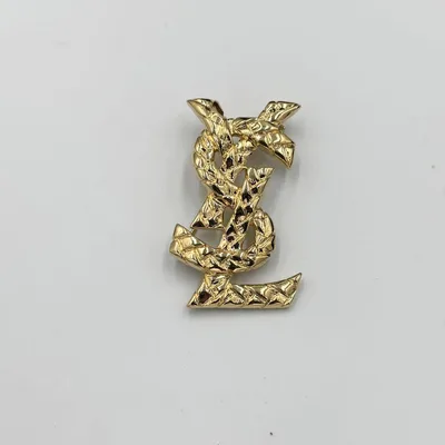 Yves Saint Laurent イヴ・サンローラン ブローチ YSL