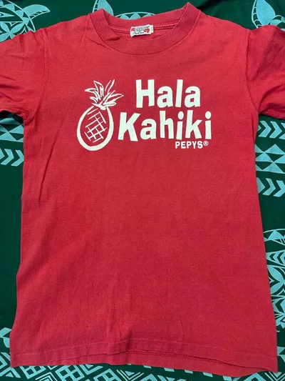 古着 Pepys 半袖Tシャツ レッド Hala Kahiki