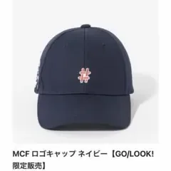 新品MCFギア猿コラボ ロゴキャップ ネイビー GO/LOOK!限定