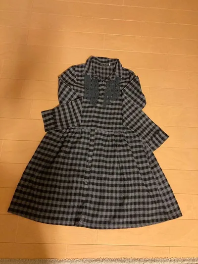 BeBe チェック柄 ワンピース 140