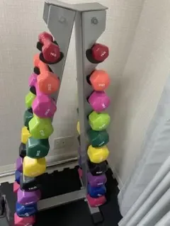 ダンベル+ラック1〜10kgセット
