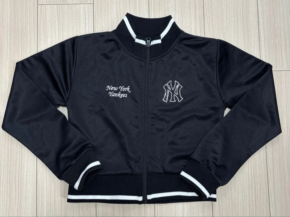 New York Yankees Y2K ジャケット ブルゾン ラインストーン