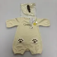 新品 スヌーピー ロンパース 帽子 セット 80