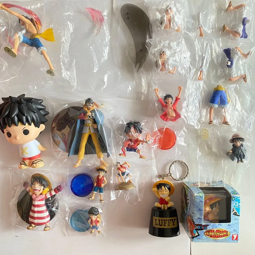 ONE PIECE ワンピース ルフィ フィギュア 指人形 キーホルダー 14個