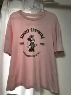 ミニーマウス プリント Tシャツ