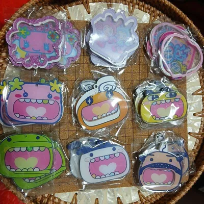 ハンドメイド資材 シャカシャカアクリルキーホルダーセット