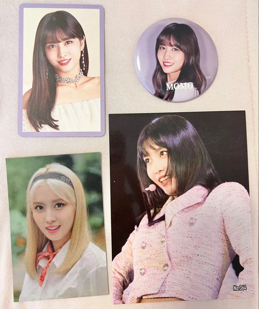 TWICE MOMO モモ トレカ 缶バッジ 3点セット
