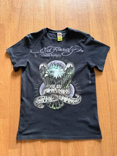 Ed Hardy(エド・ハーディー)グラフィック タトゥーアート Tシャツ