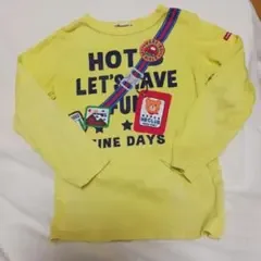 120 HOT BISCUITS 長袖Tシャツ イエロー