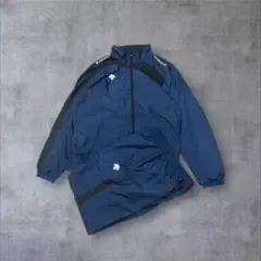 DESCENTE デサント セットアップ ナイロンジャケット パンツ ネイビー