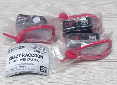 【バラ売り可】 CrazyRaccoon キーボード風クリッカー