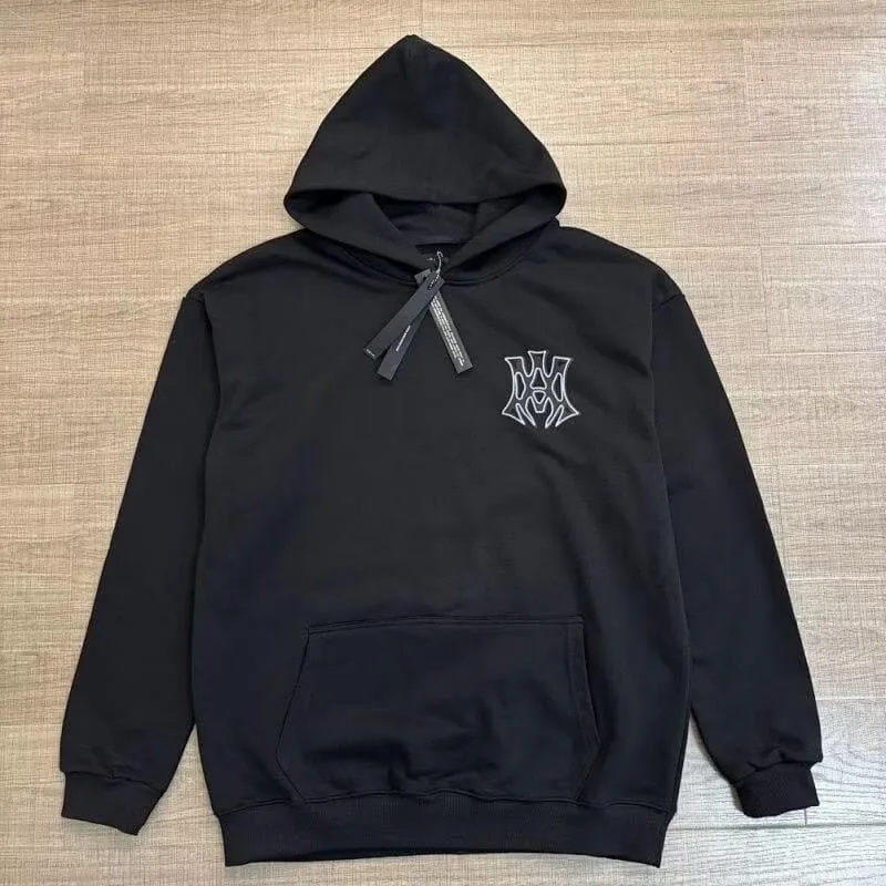 AMIRI HOLLYWOOD ロゴ パーカー ブラック M
