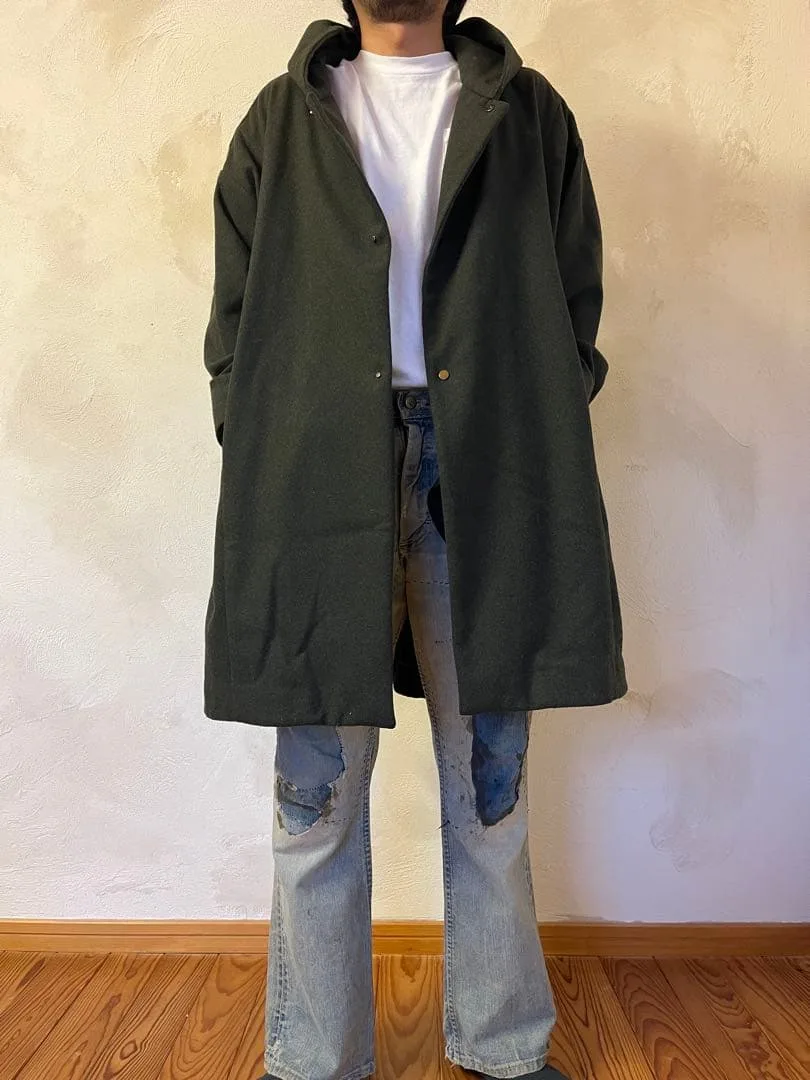 古着 BASISBROEK フーデットコート ベルギー製 バージスブルック