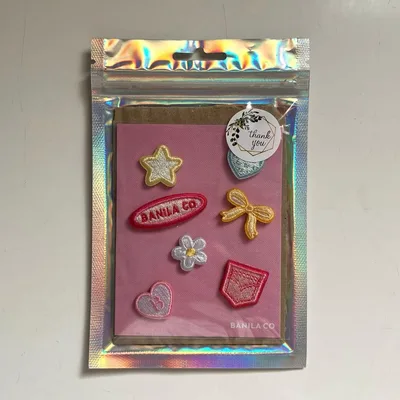 BANILA CO バニラコ 刺繍ワッペン シール