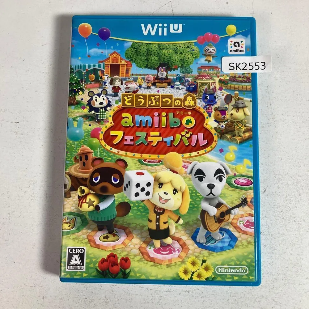 WiiU Animal Crossing Amiibo เทศกาล SK2553
