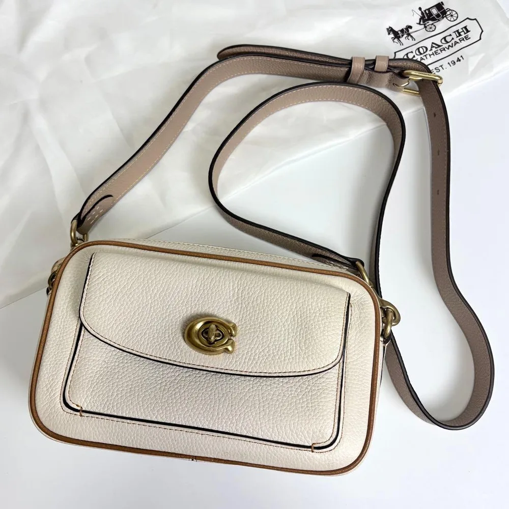 【極美品】 COACH ウィロウ カメラバッグ カラーブロック ショルダーバッグ