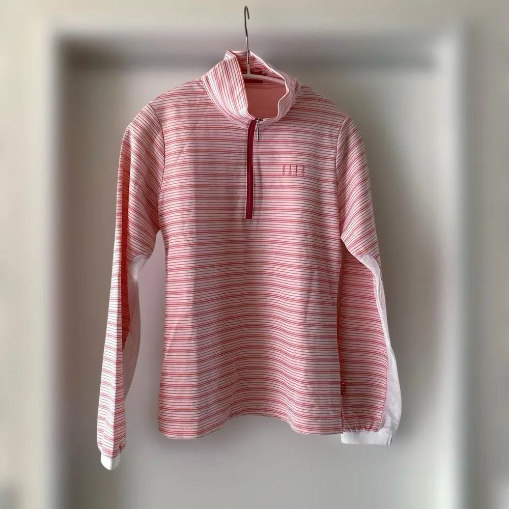 ELLE レディース ゴルフウェア ロングTシャツ