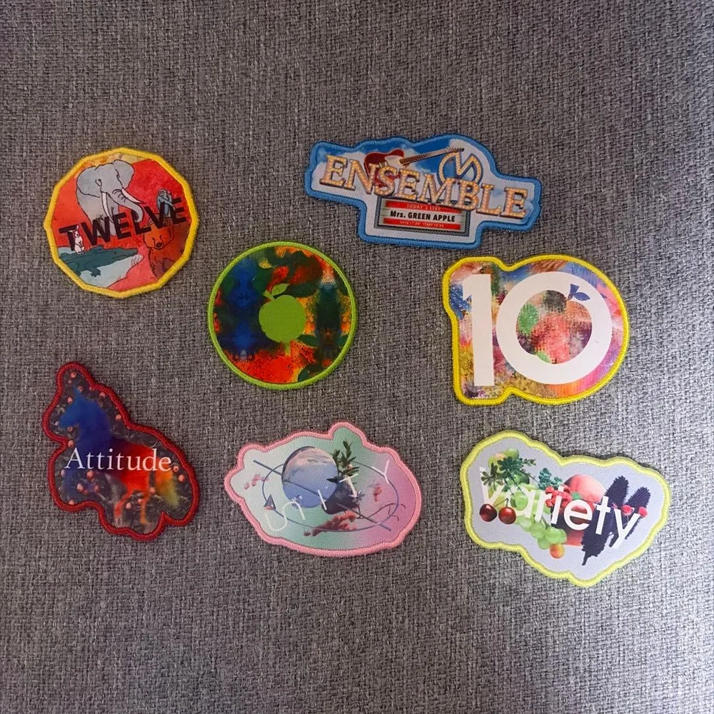 Mrs. GREEN APPLE ワッペン 6種セット