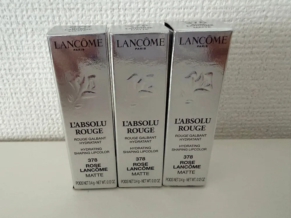 ランコム ラプソリュ ルージュ 378 3本セット