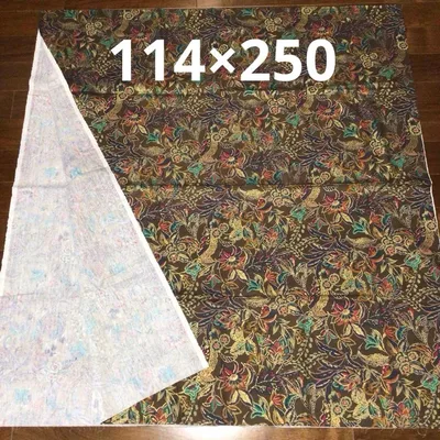 ボタニカル柄 プリント生地 手芸用 綿100%114×250