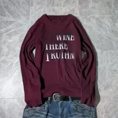 ALL IS VANITY archive l/s tee お兄系 ギャル