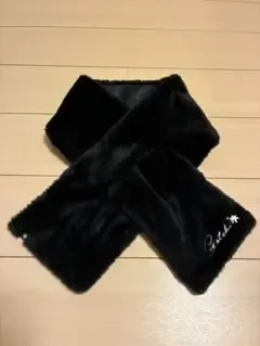 Gotcha フェイクファー マフラー ブラック