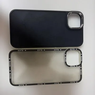 iPhone13用ケース ブラック 2点