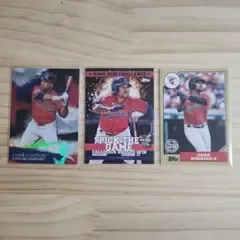 Topps ホセ・ラミレス カード 3枚セット