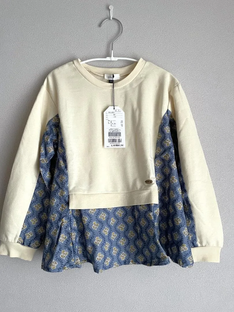 ☆新品☆キッズ Seraph(セラフ)ジャガード切り替えカットソー♪120cm