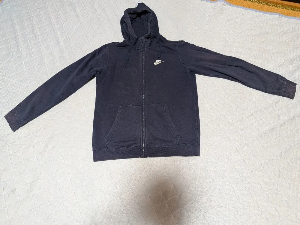 NIKEメンズ ジップアップパーカー ネイビー M