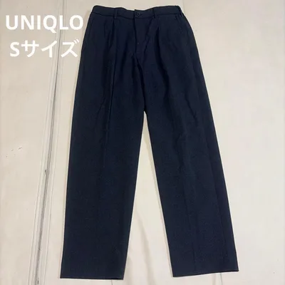 UNIQLO Sサイズ スラックス グレー テーパードパンツ きれいめ